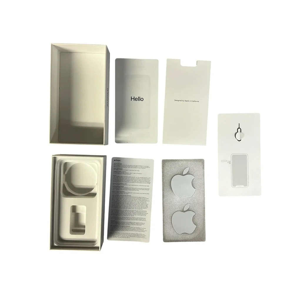 Apple iPhone XS 64GB EMPTY Box Includes Inserts‎ & Accessories Tray Stickers